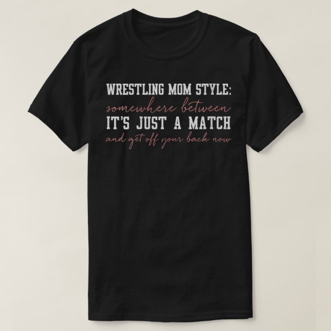 Womens Wrestling Mum Design For Wrestling Mum VNec T-Shirt (Design Front)