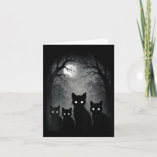 Womens Y Cute Kitten Cats Alt Goth Nge Horror Card