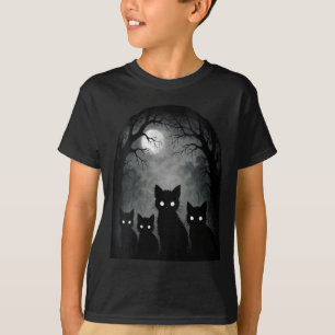 Womens Y Cute Kitten Cats Alt Goth Nge Horror T-Shirt