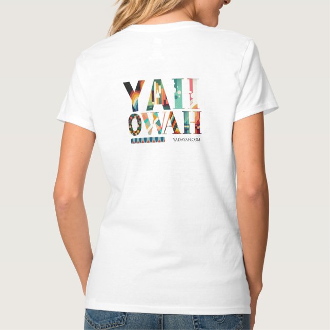 Women's Yahowah Design T-Shirt Cotton (Back)