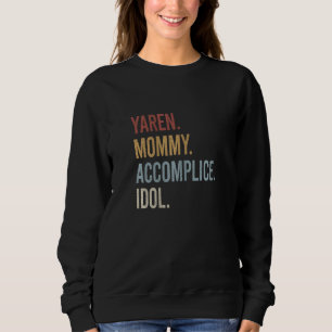 Womens Yaren Mummy Accomplice Idol Retro Style Vin Sweatshirt