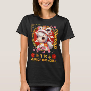 Womens Year Of The Horse 2026 Chinese Lunar New Ye T-Shirt