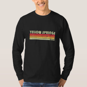 Womens YELLOW SPRINGS OH OHIO Funny City Home Root T-Shirt