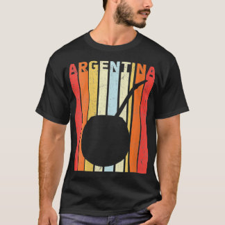 Womens Yerba Mate Argentina Drink Vintage Argentin T-Shirt