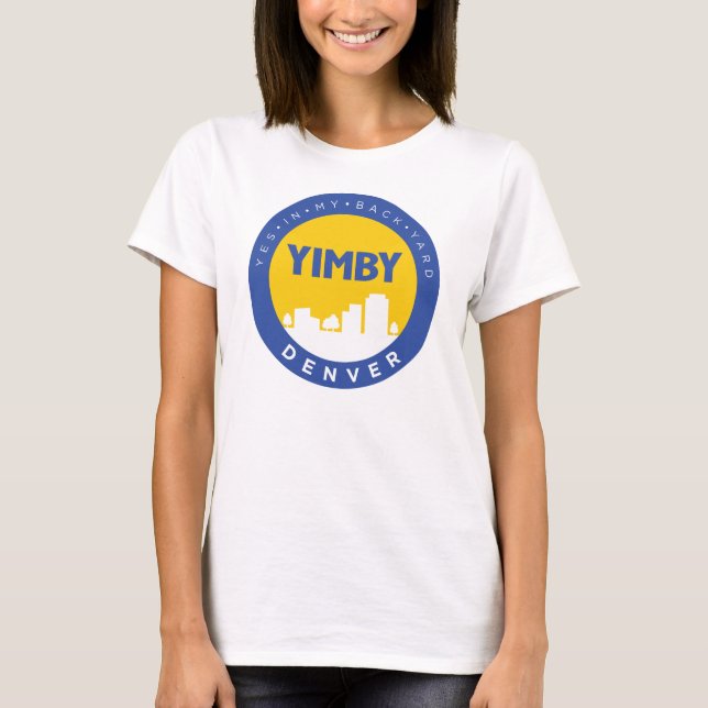 Womens YIMBY Denver Logo Tshirt (Front)