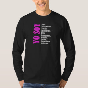 Womens Yo Soy Mama Spanish Mum Dia De Las Madres T-Shirt