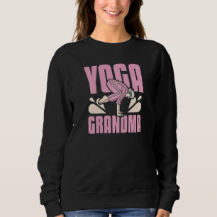 Womens Yoga Nana Grandma Sweatshirt