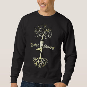 Womens Yoga Tree Of Life With Sayings Vriksasana H Sweatshirt