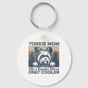 Womens Yorkie Mum _Yorkshire Mama Dog Mother's Day Key Ring