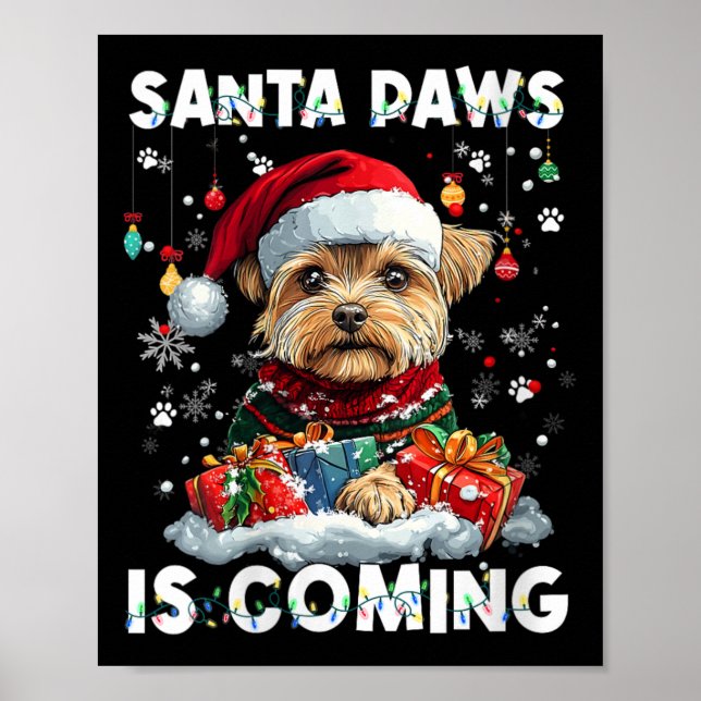 Womens Yorkshire Terrier Christmas Tree Decoration (Front)