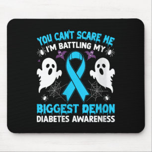 Womens You Cant Scare Me Im Battling My Biggest De Mouse Pad