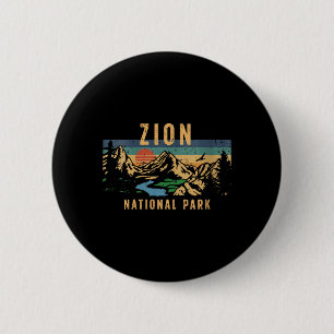 Womens Zion National Park Wilderness Hiking 6 Cm Round Badge