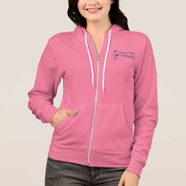 Women's Zip up Hoodie (Front)