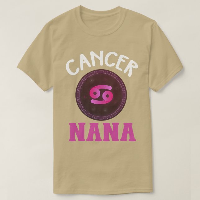 Womens Zodiac Sign Cancer Nana  Horoscope Astrolog T-Shirt (Design Front)