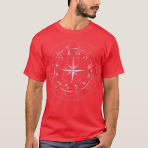 Womens Zodiac Wheel Astrology For Her Horoscope Zo T-Shirt