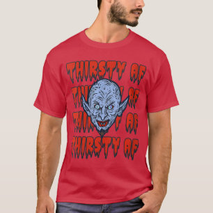 Womenshirsty AF Vampire Vintage Horror Halloween M T-Shirt