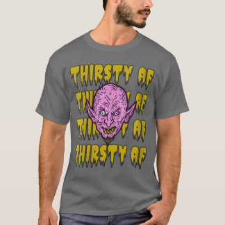 Womenshirsty AF Vampire Vintage Horror Halloween M T-Shirt