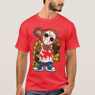 Womensurkey Horror Moviehanksgiving Day Funny Bird T-Shirt