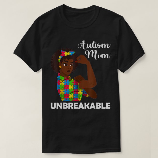 Womenu2019s Autism Awareness , Funny Autism Mum Un T-Shirt (Design Front)