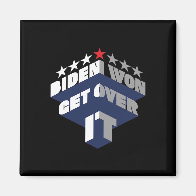 Won Get Over It (we Did It)  Magnet (Front)