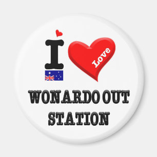 WONARDO OUT STATION - I Love Magnet