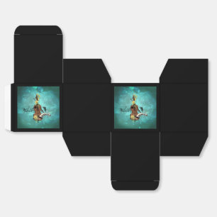 Wondeful violin with piano and flowers favour box