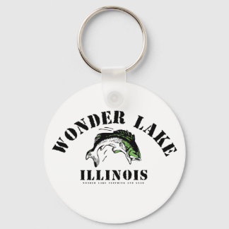 Wonder Bass Men's 2.25" Basic Button Keychain