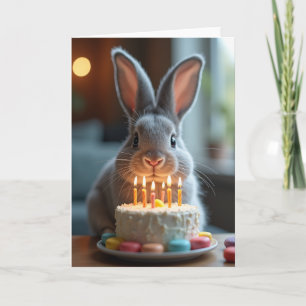 Wonder Bunny Birthday Card