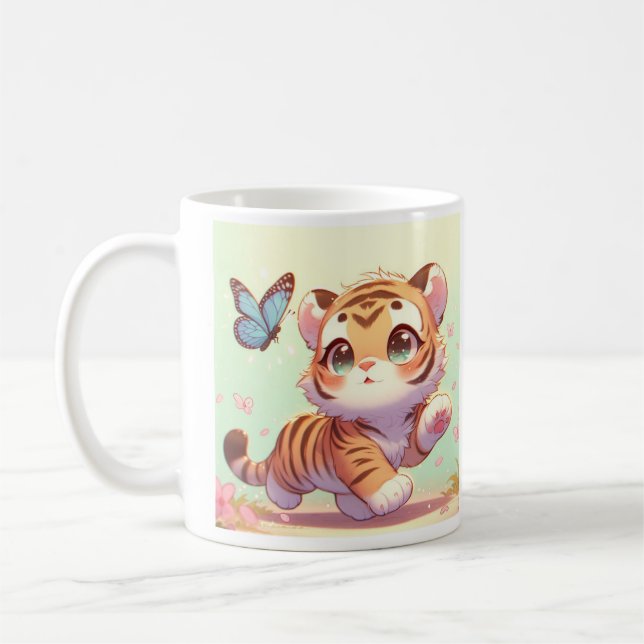 Wonder in a Kitten's Eyes Coffee Mug (Left)