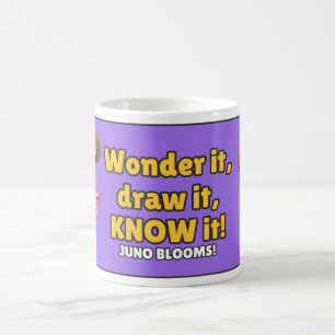 Wonder It Draw It Know It Mug - Purple Tea