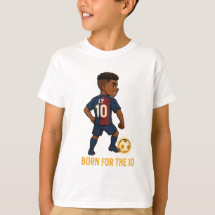 Wonder Kid 10   Cartoon Soccer Hero Artwork T-Shirt
