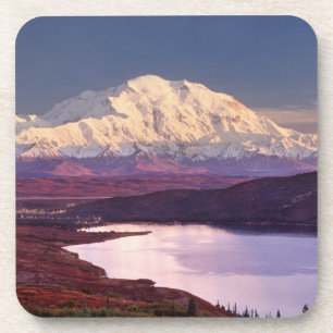 Wonder Lake and Mt. Denali at sunrise in the Coaster