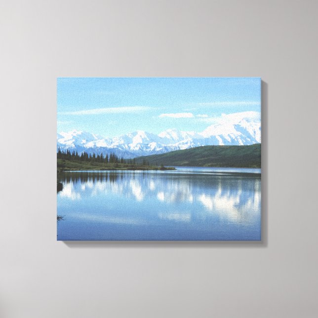 Wonder Lake - Denali National Park Canvas Print (Front)