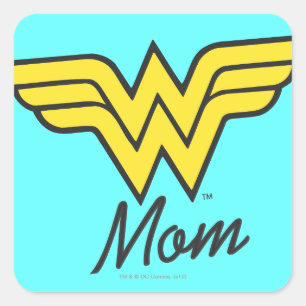 Wonder Mum Classic Square Sticker