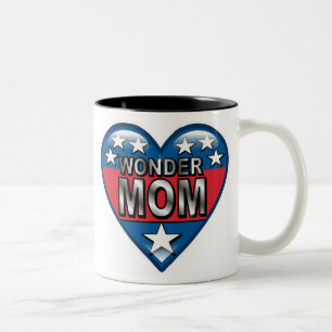 Wonder Mum Two-Tone Coffee Mug
