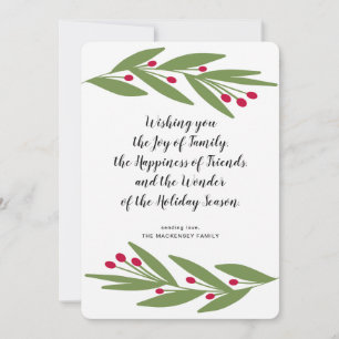 Wonder of the Holiday Season Card