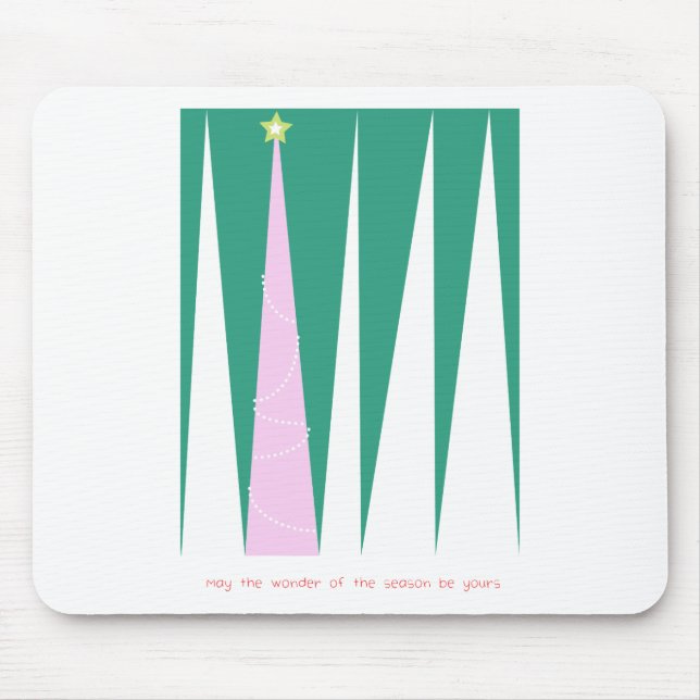 Wonder of the Season Christmas Tree Mouse Pad (Front)