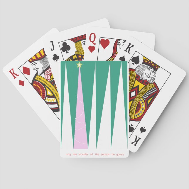 Wonder of the Season Christmas Tree Playing Cards (Back)