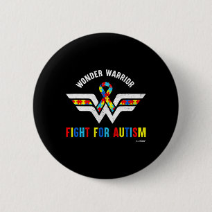Wonder Warrior Fight For Autistic Autism Awareness 6 Cm Round Badge