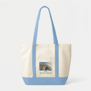 Wonder Wheel Canvas Pocket Tote Bag