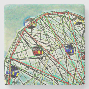 Wonder Wheel Stone Coaster