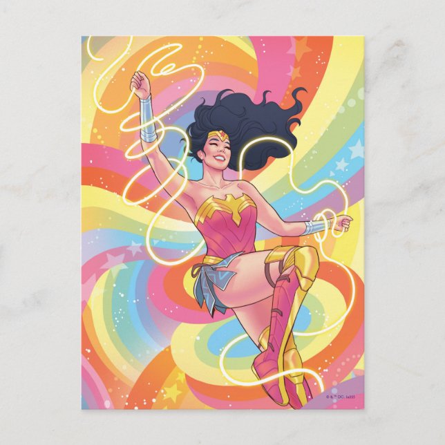 Wonder Woman #773 DC Pride Comic Cover Postcard (Front)