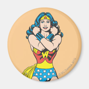 Wonder Woman Arms Crossed Magnet