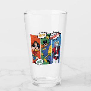 Wonder Woman, Batgirl, & Harley Quinn Holiday Glass