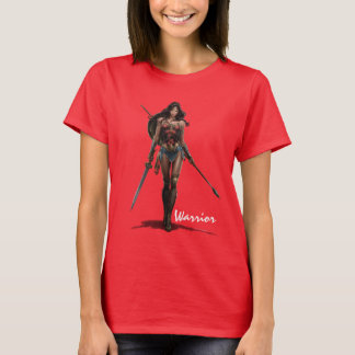 Wonder Woman Battle-Ready Comic Art T-Shirt