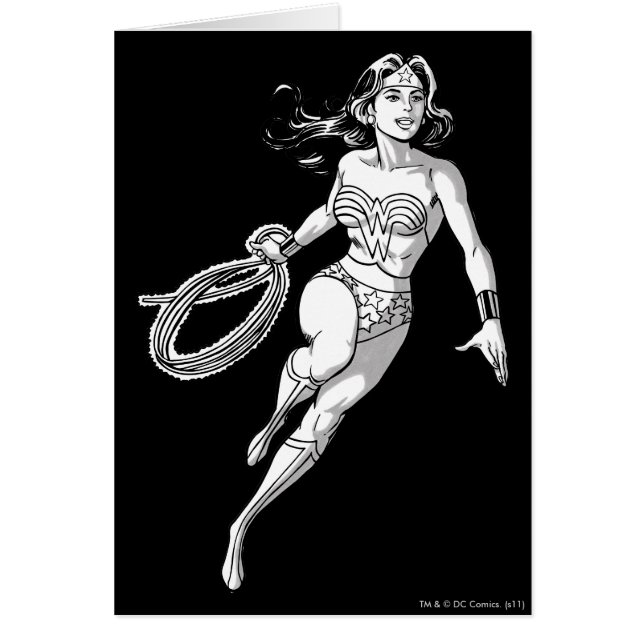 Wonder Woman Black & White Lasso (Front)