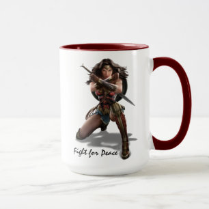 Wonder Woman Blocking With Bracelets Mug