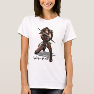 Wonder Woman Blocking With Bracelets T-Shirt