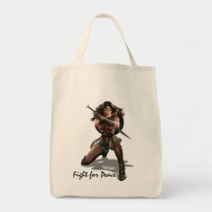 Wonder Woman Blocking With Bracelets Tote Bag