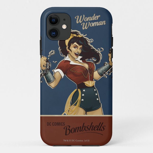 Wonder Woman Bombshell Case-Mate iPhone Case (Back)